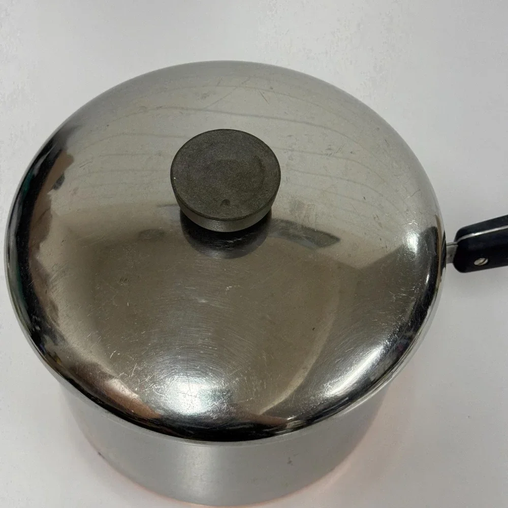 Vintage Revere Ware Copper Bottom 3 Quart Pot